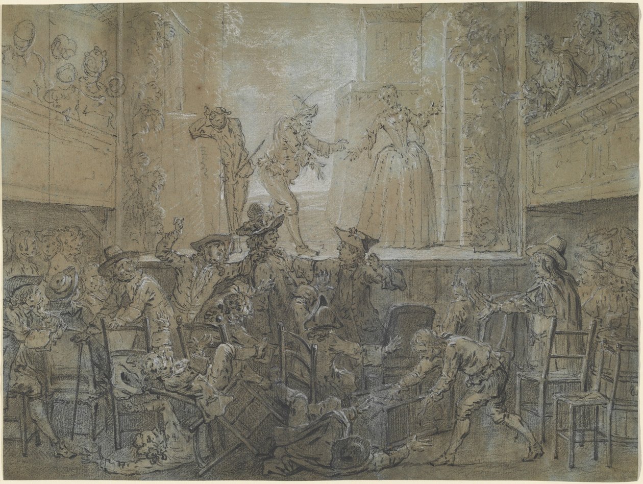 La escena con la alta Baguenodière de Jean Baptiste Oudry