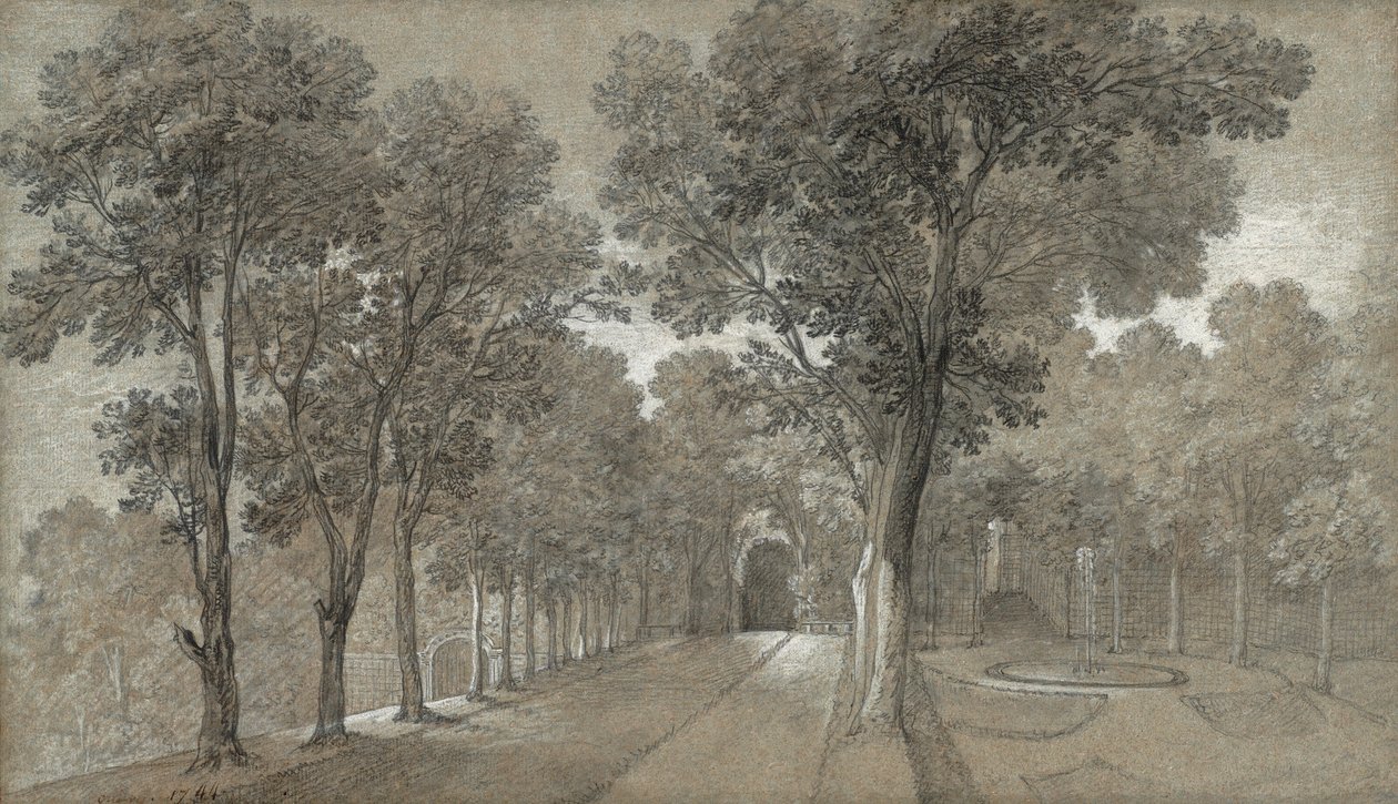 Vista del parque en Arcueil de Jean Baptiste Oudry