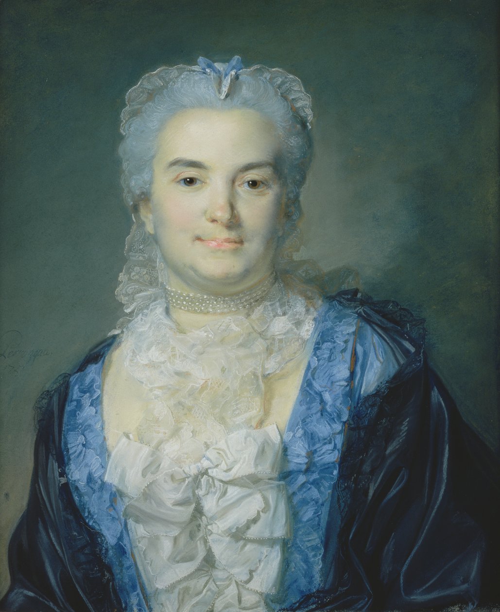 Retrato de Madame Chevotet, 1751 de Jean Baptiste Perronneau