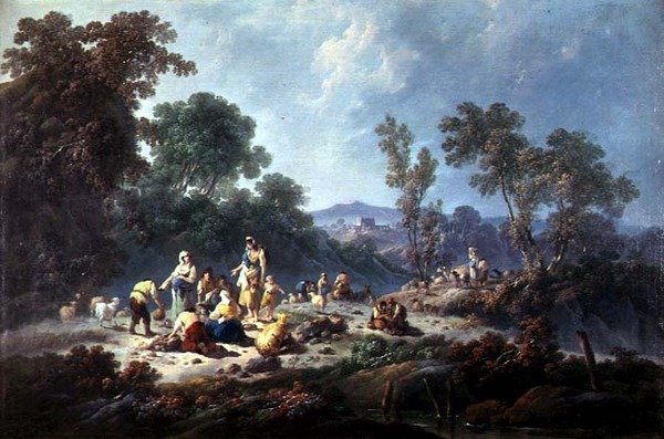 Paisaje Boscoso de Jean Baptiste Pillement
