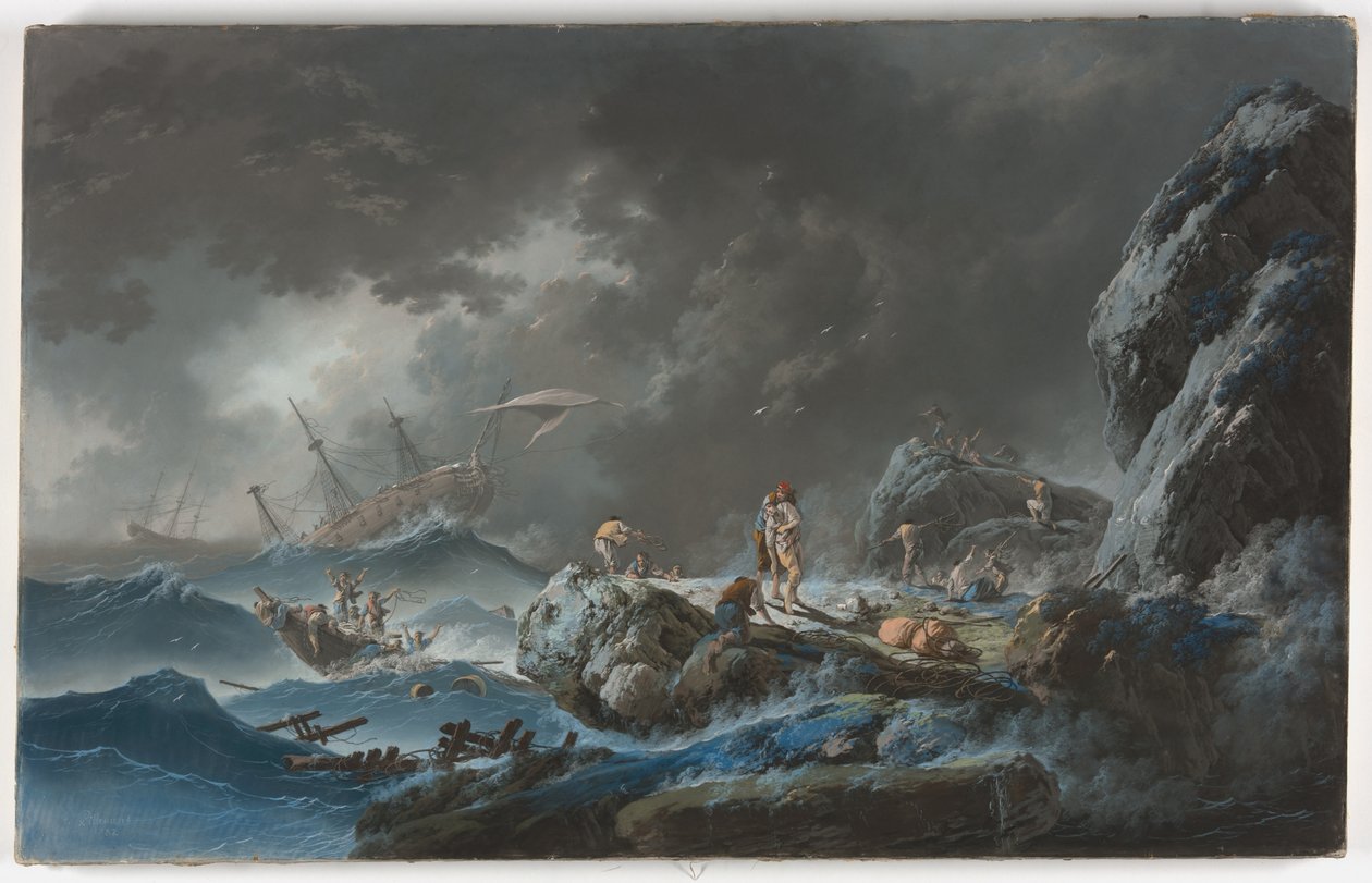 El naufragio de Jean Baptiste Pillement