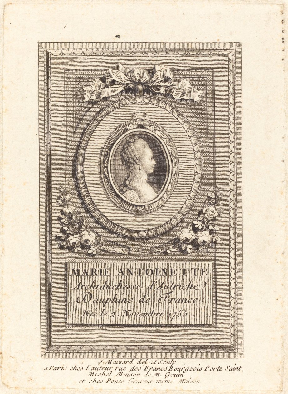 María Antonieta de Jean Baptiste Raphael Urbain Massard