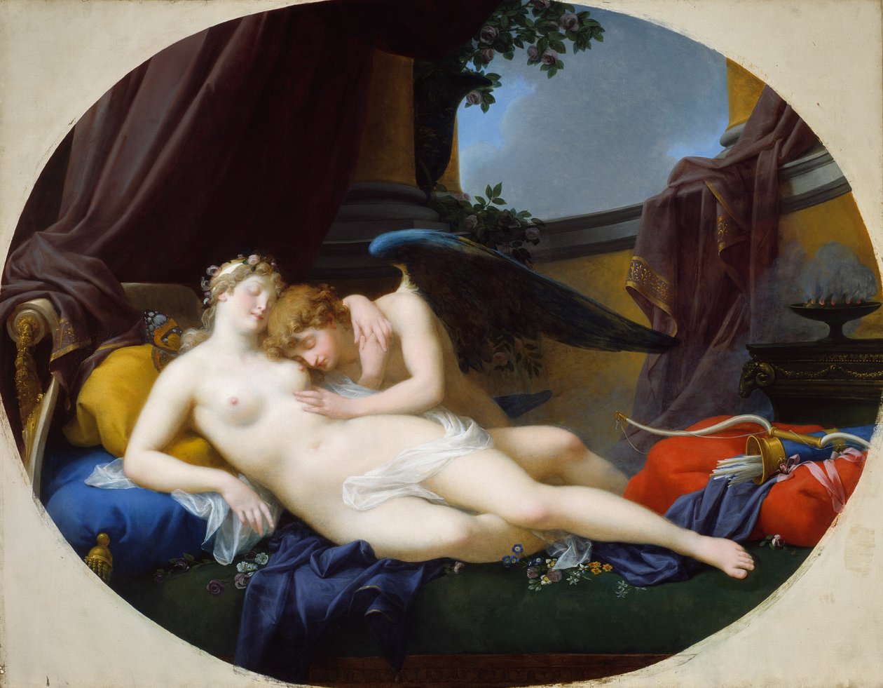 Cupido y Psique de Jean Baptiste Regnault