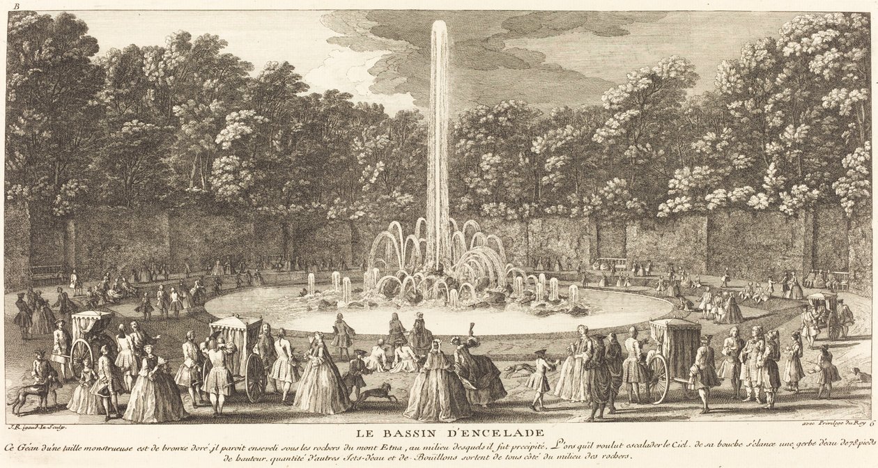 El Estanque de Encelado de Jean Baptiste Rigaud