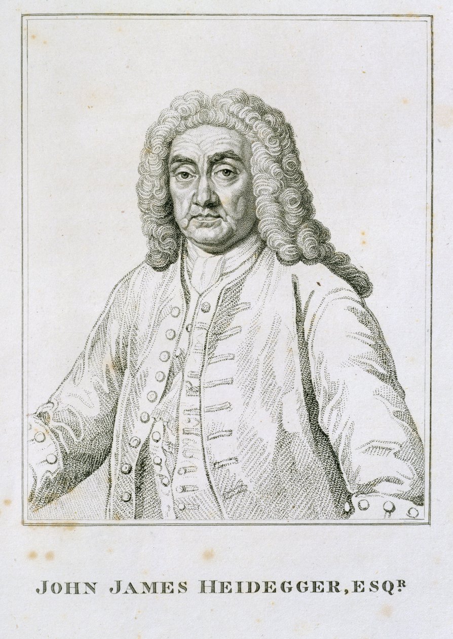 John James Heidegger (1666-1749) de Jean Baptiste van Loo