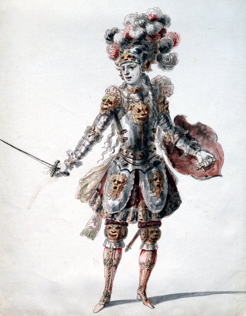 Caballero encantado, c. 1685 de Jean Berain, Jean Baptiste Lully