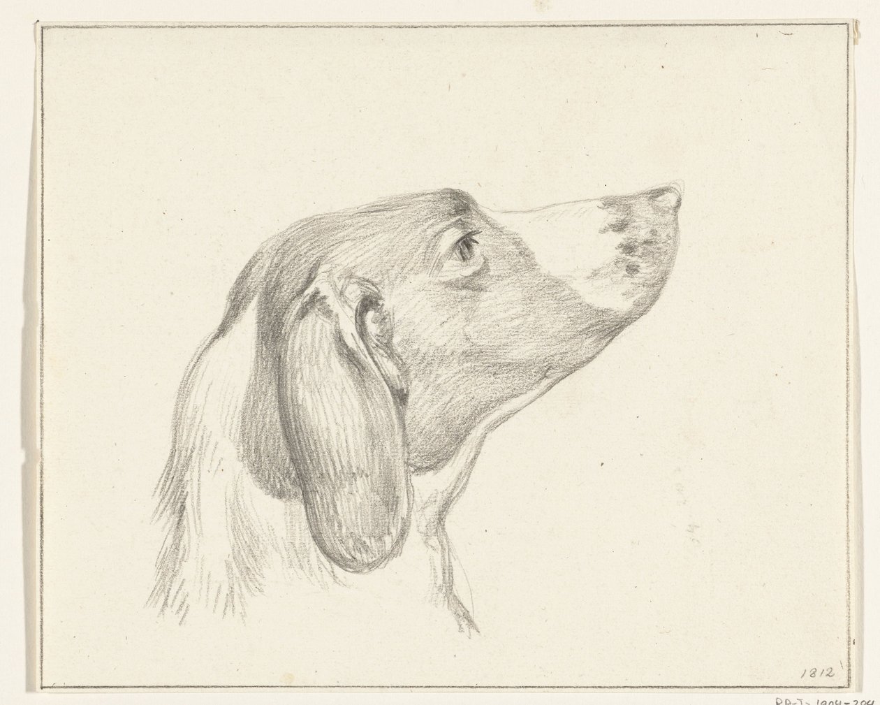 Cabeza de perro, a la derecha de Jean Bernard
