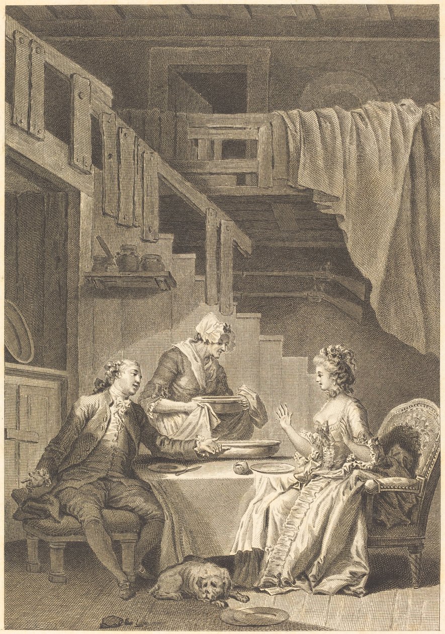El halcón de Jean Dambrun and Jean Baptiste Tilliard after Jean Honoré Fragonard