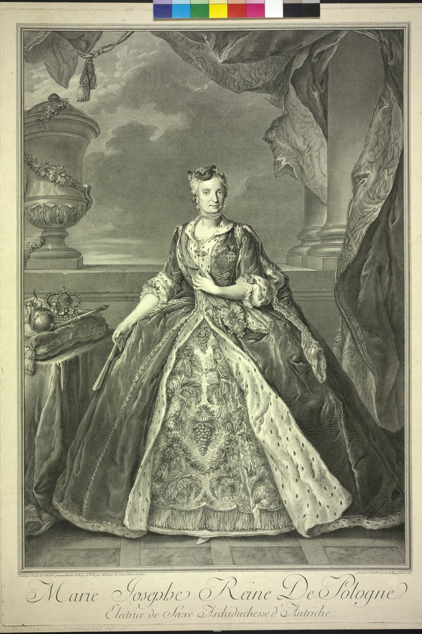 Archiduquesa de Austria Marie Josefa de Jean Daullé