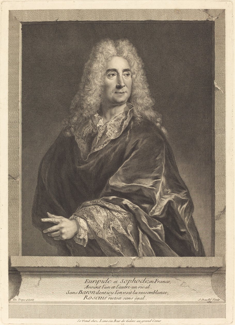Michel Baron de Jean Daullé after François de Troy