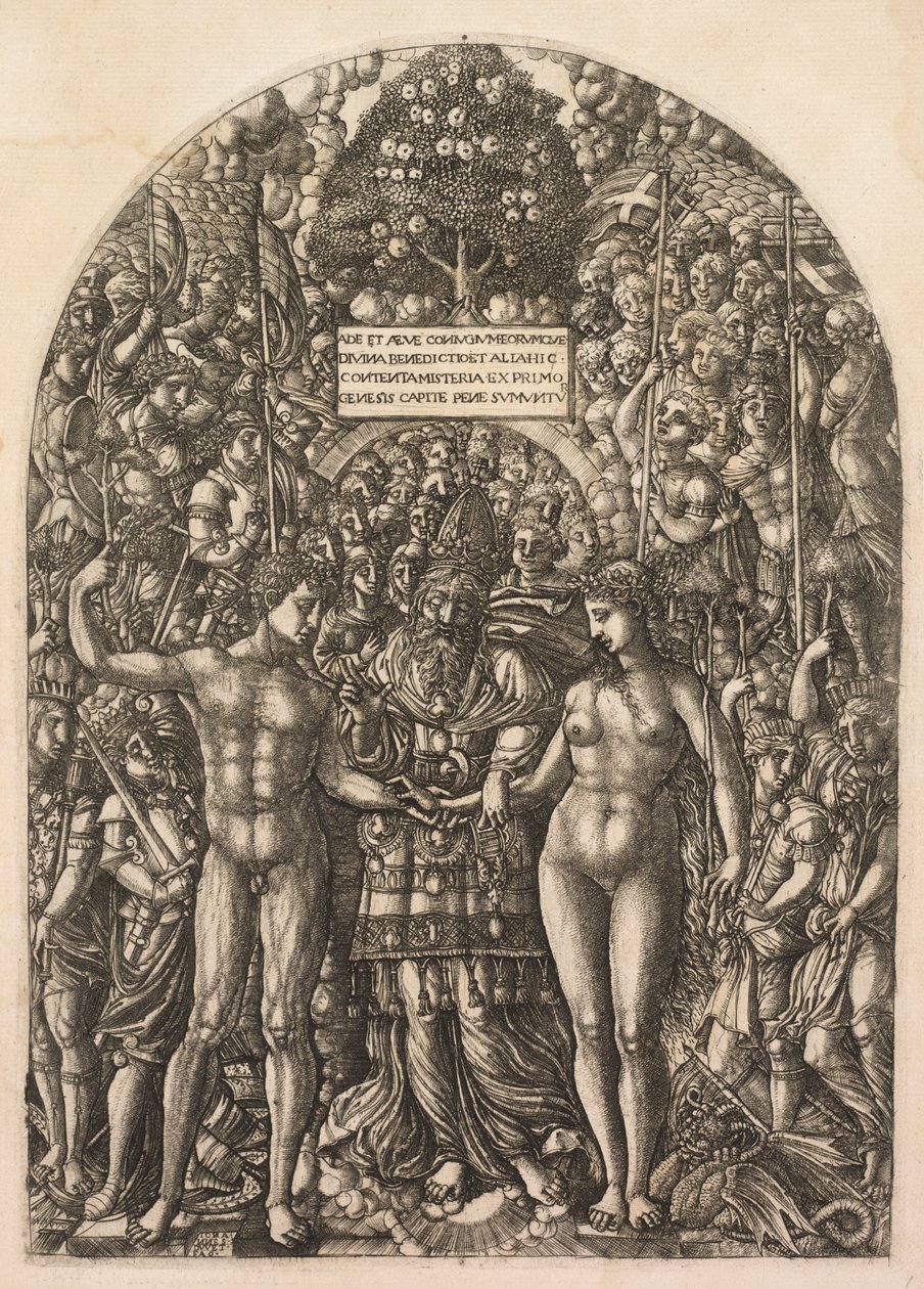 Matrimonio de Adán y Eva de Jean Duvet