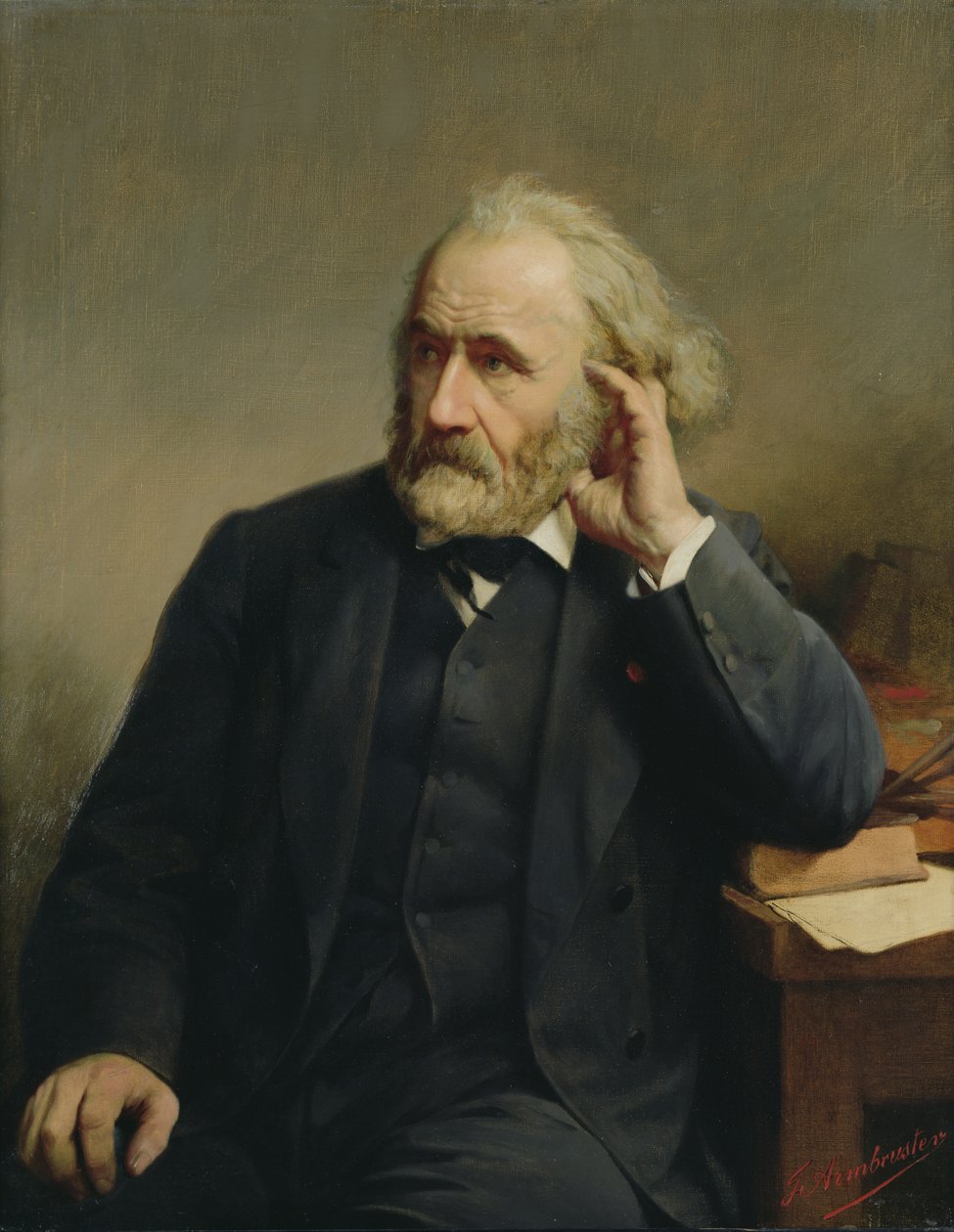 Retrato de Joseph Chenavard (1807-95) de Jean Francois Armbruster