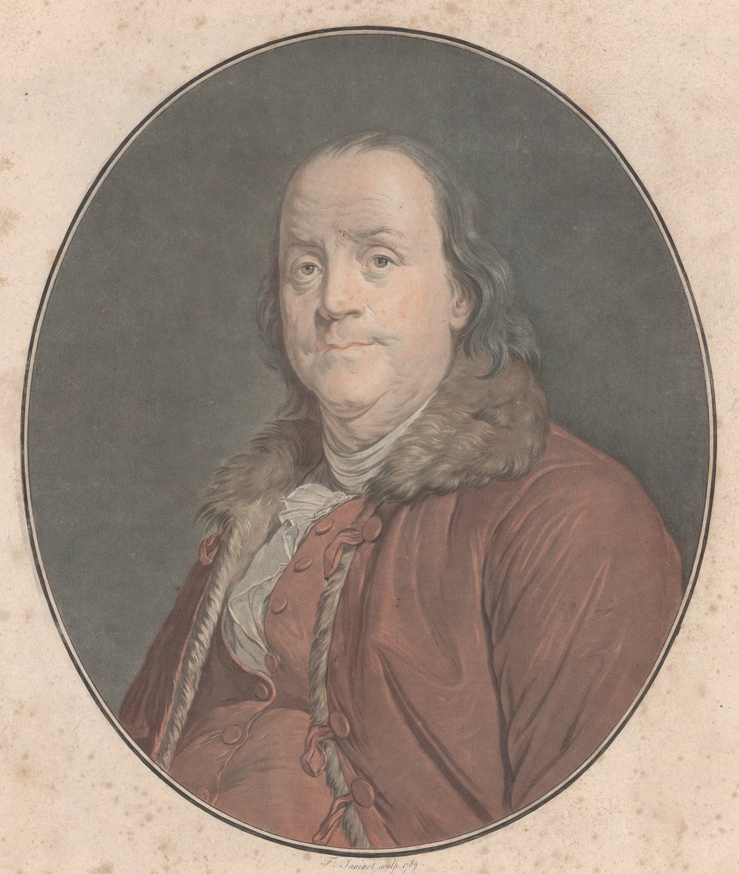 Benjamin Franklin, 1789 de Jean Francois Janinet