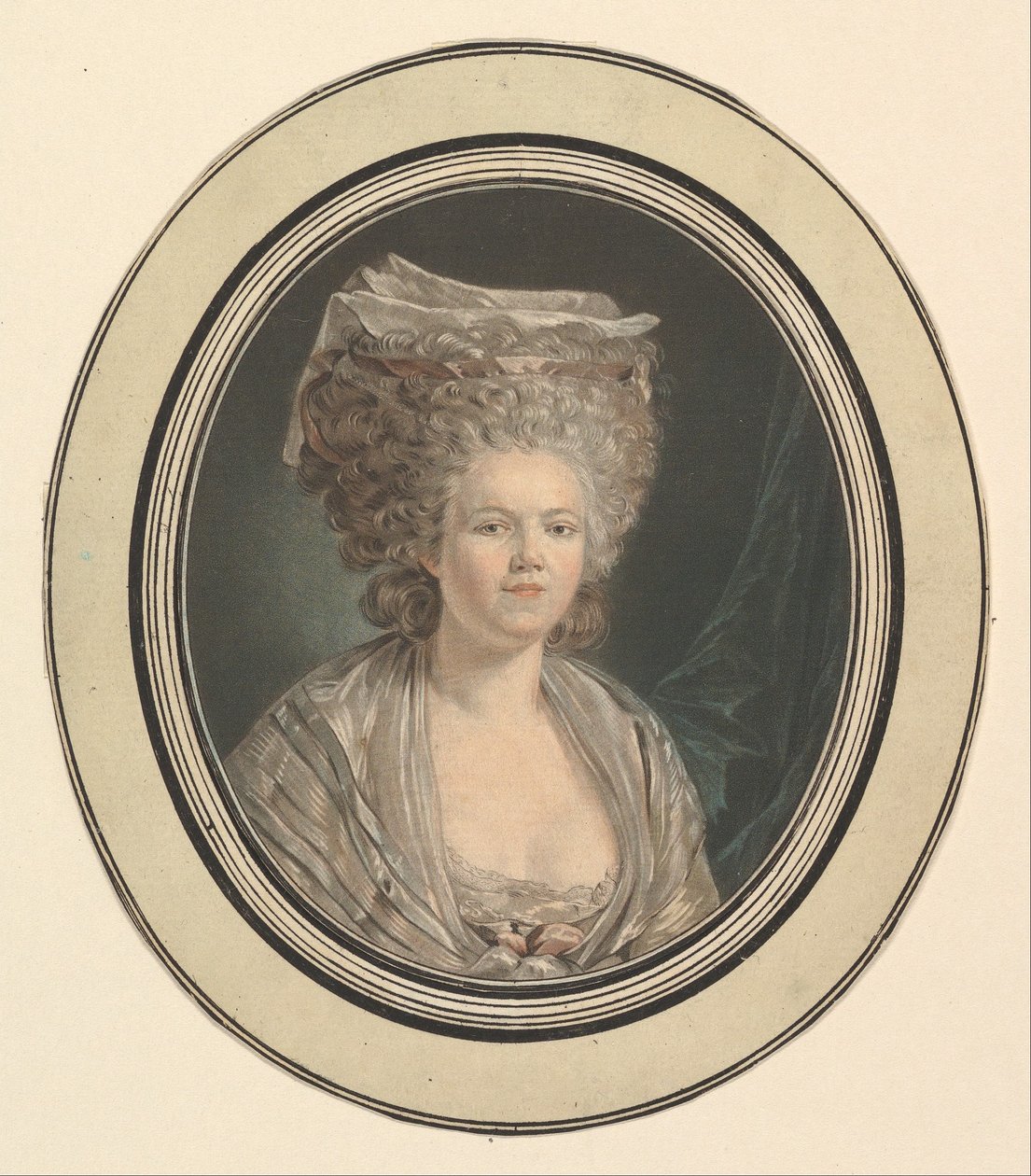 Mademoiselle Rose Bertin, modista de Marie-Antoinette, n.d. de Jean Francois Janinet