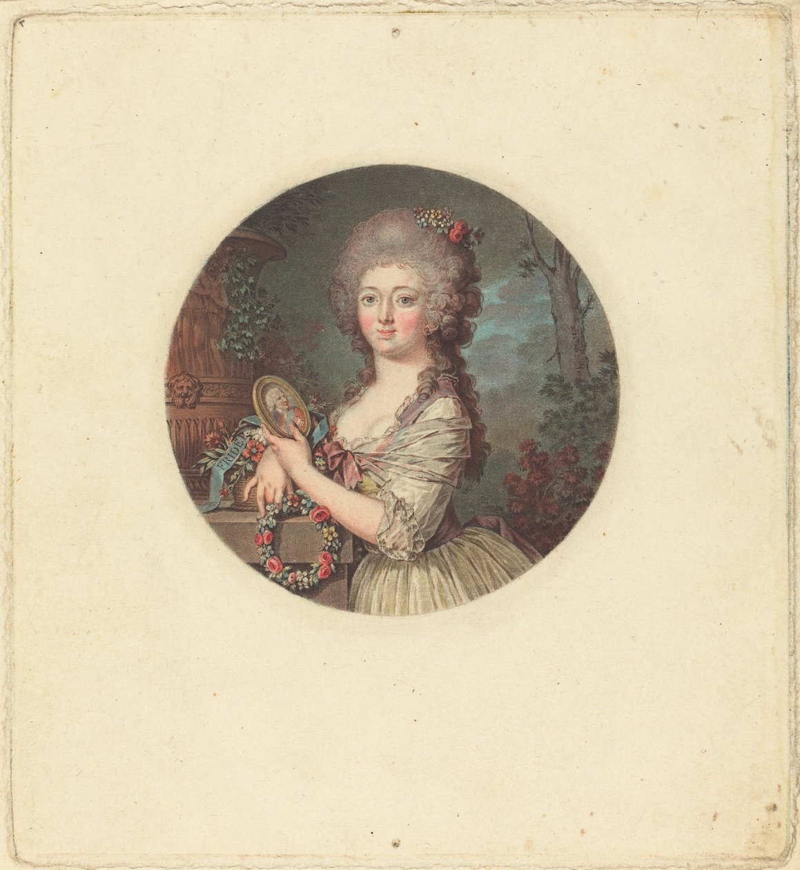 Retrato de una joven princesa de Jean Francois Janinet