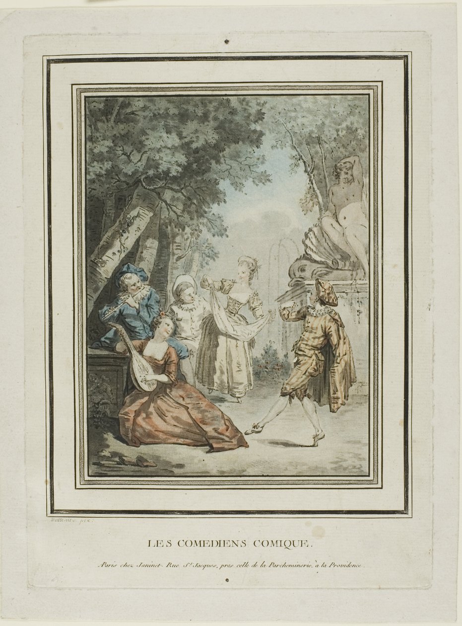 Los cómicos de Jean Francois Janinet