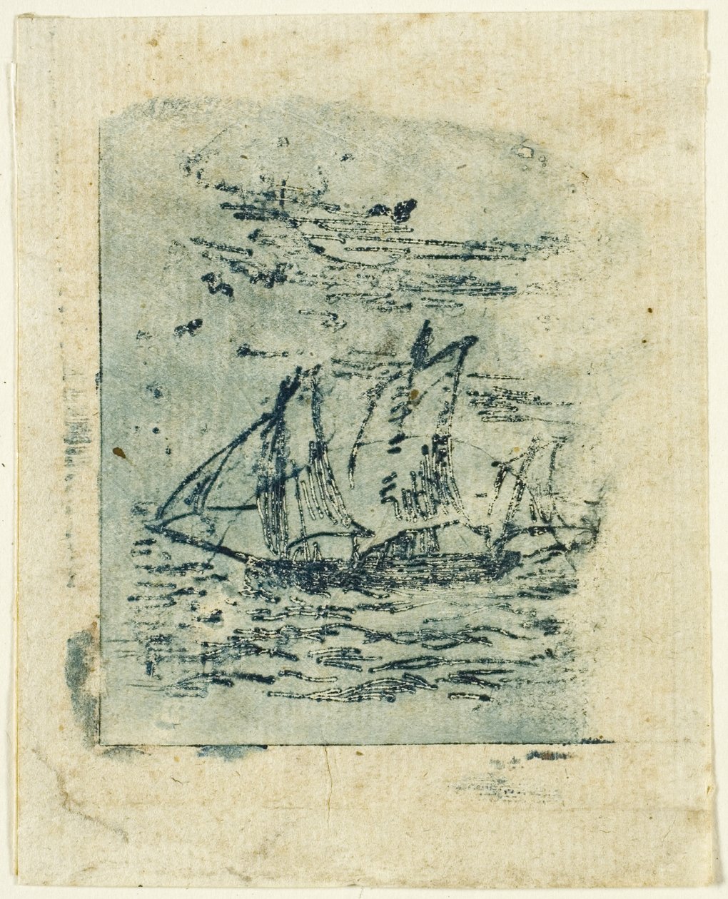 Un Barco a Vela de Jean Francois Millet