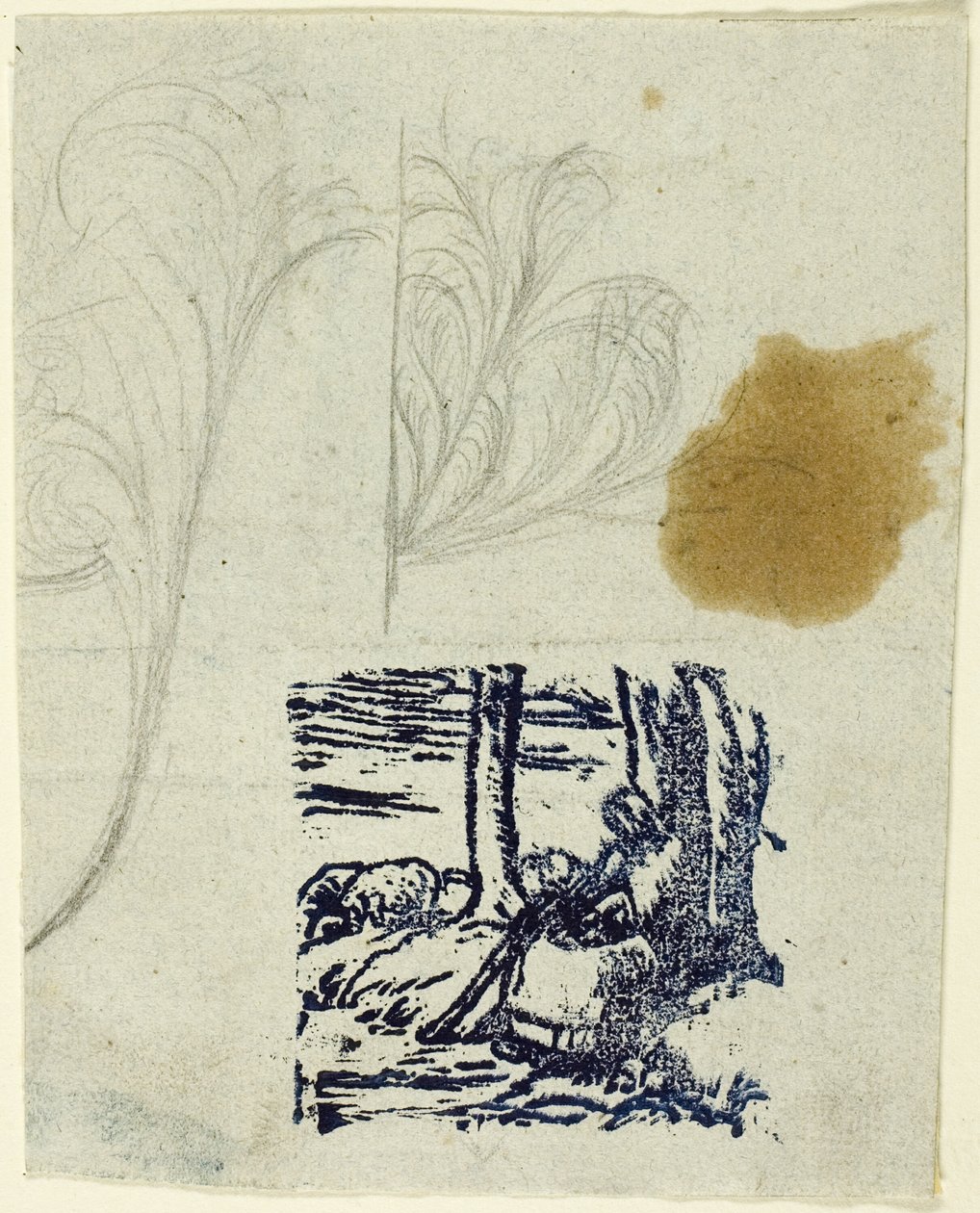 Pastorcita, sentada de Jean Francois Millet