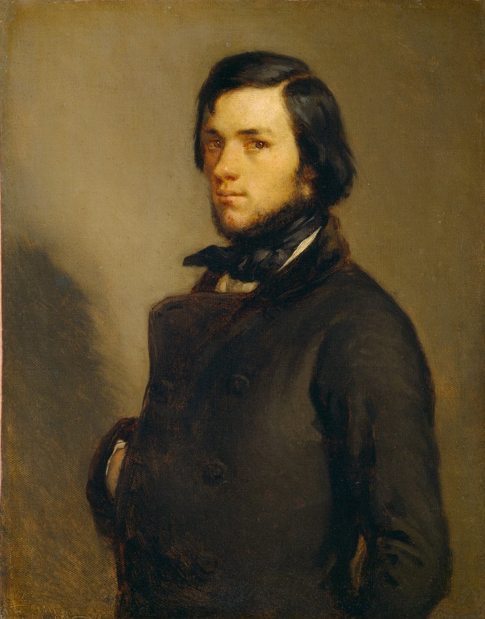 Retrato de un hombre de Jean Francois Millet