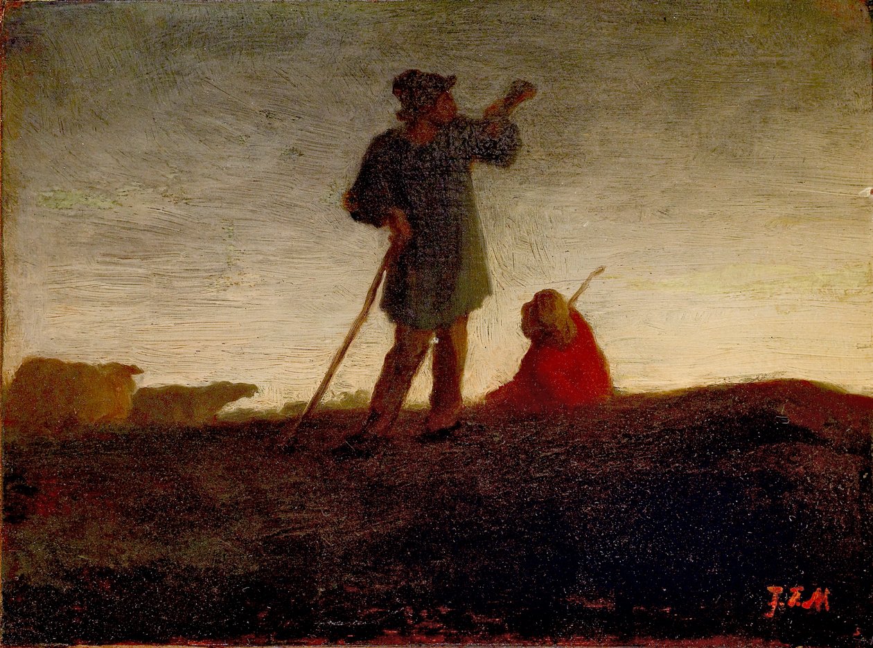 Recordando al rebaño de Jean Francois Millet