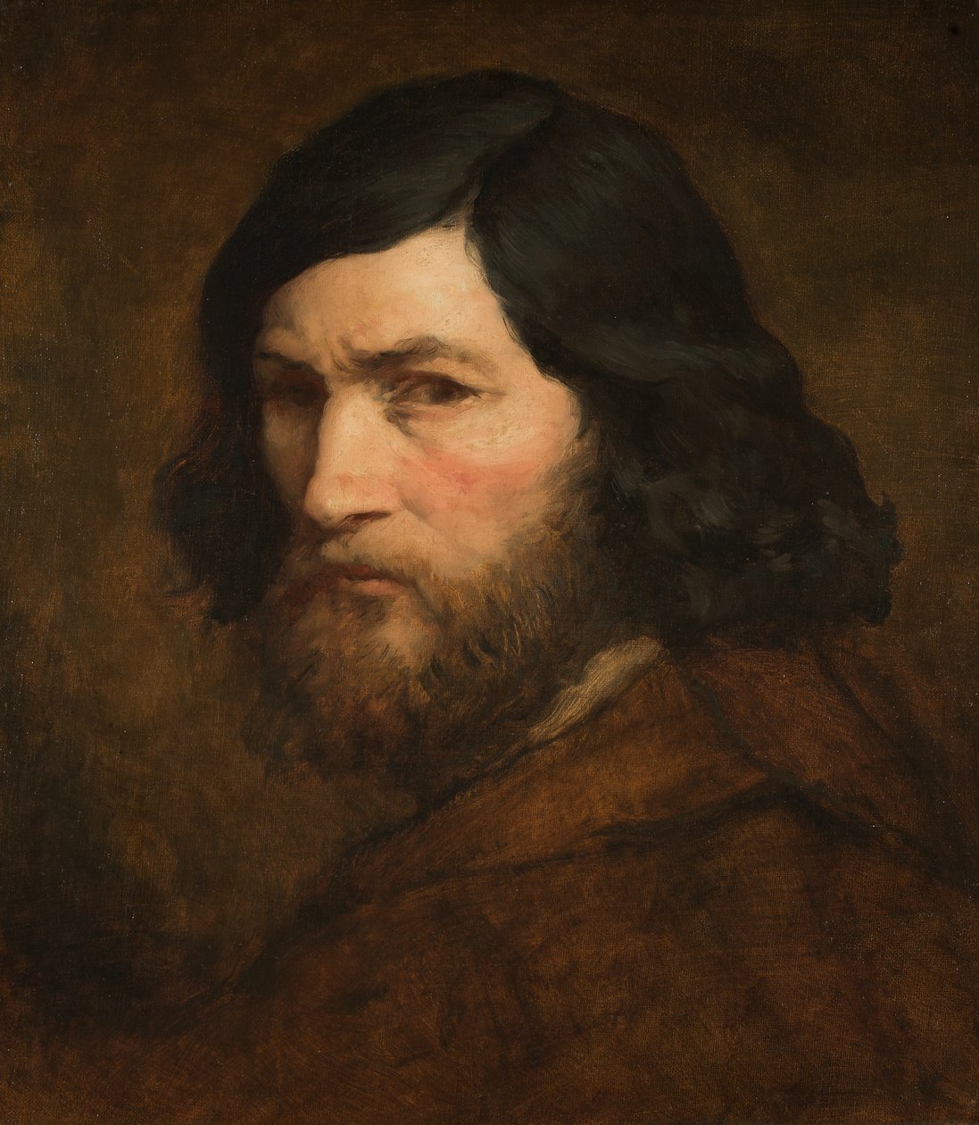 Autorretrato, c. 1850 de Jean Francois Millet