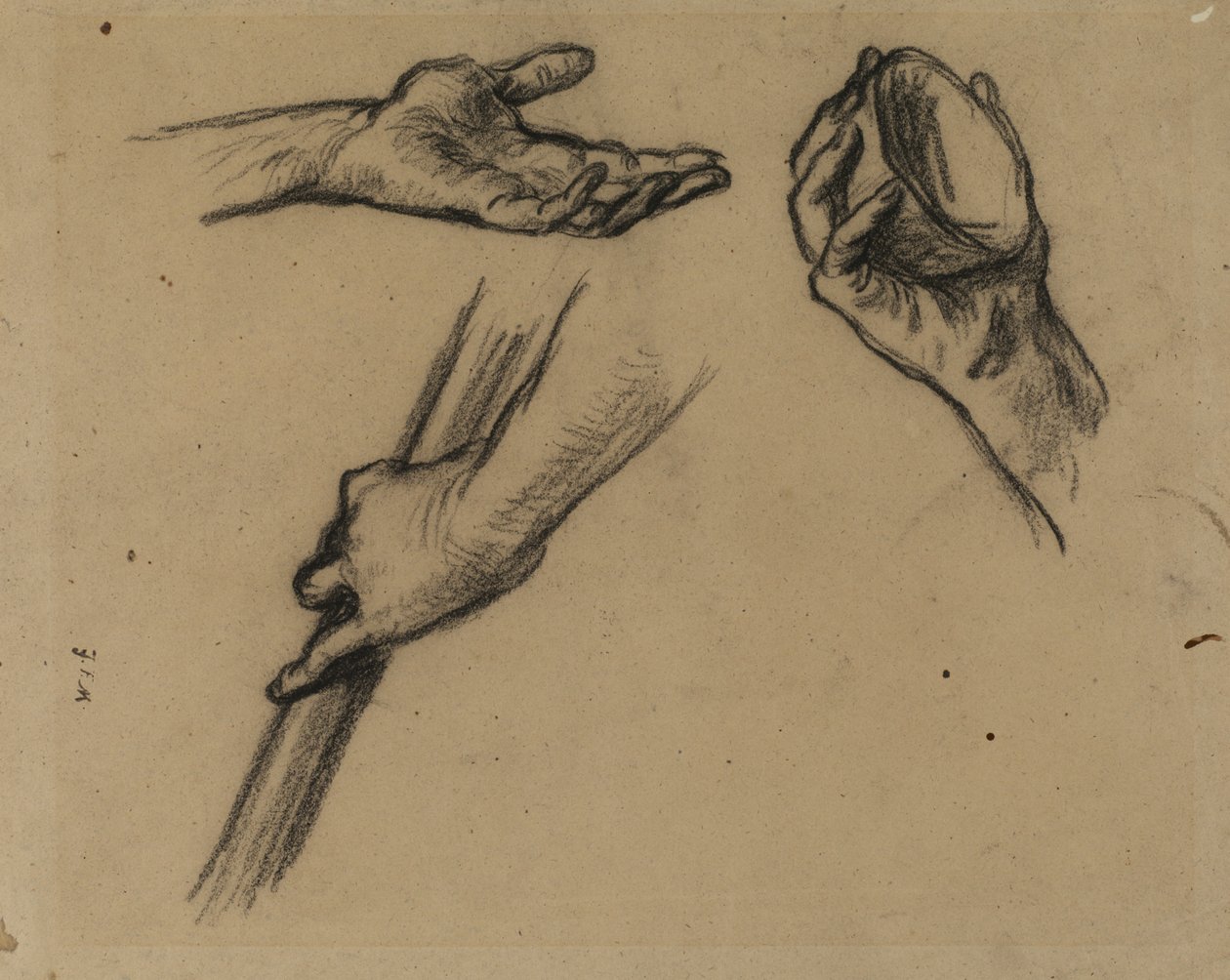 Estudios de Manos de Jean Francois Millet
