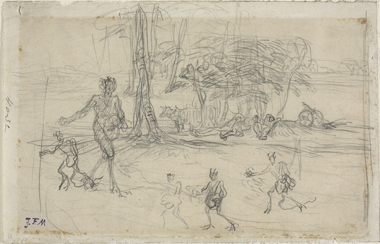 El Diablo Sembrando de Jean Francois Millet