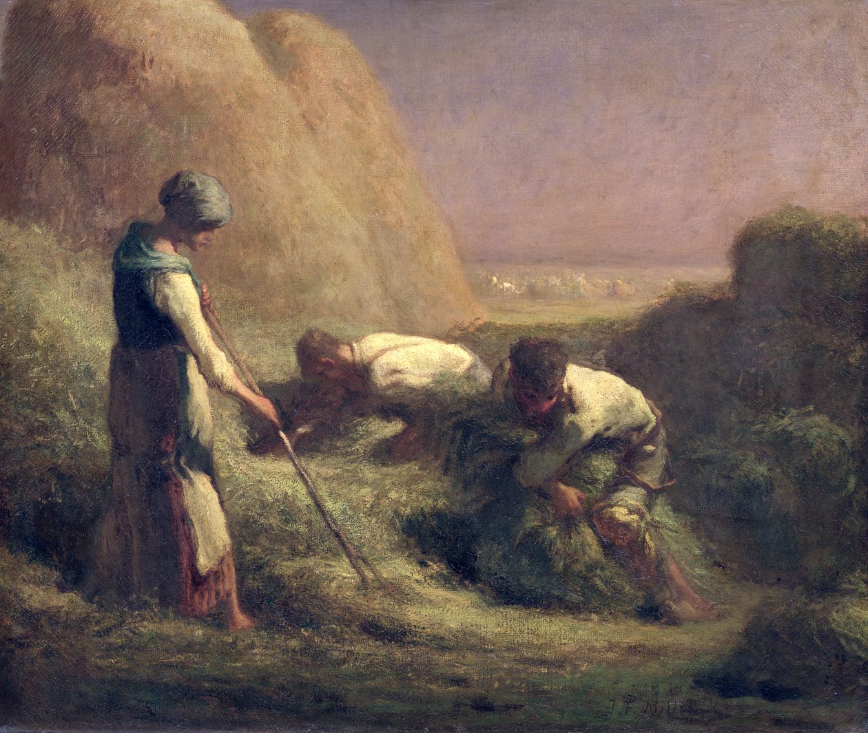 Los empacadores de heno de Jean Francois Millet