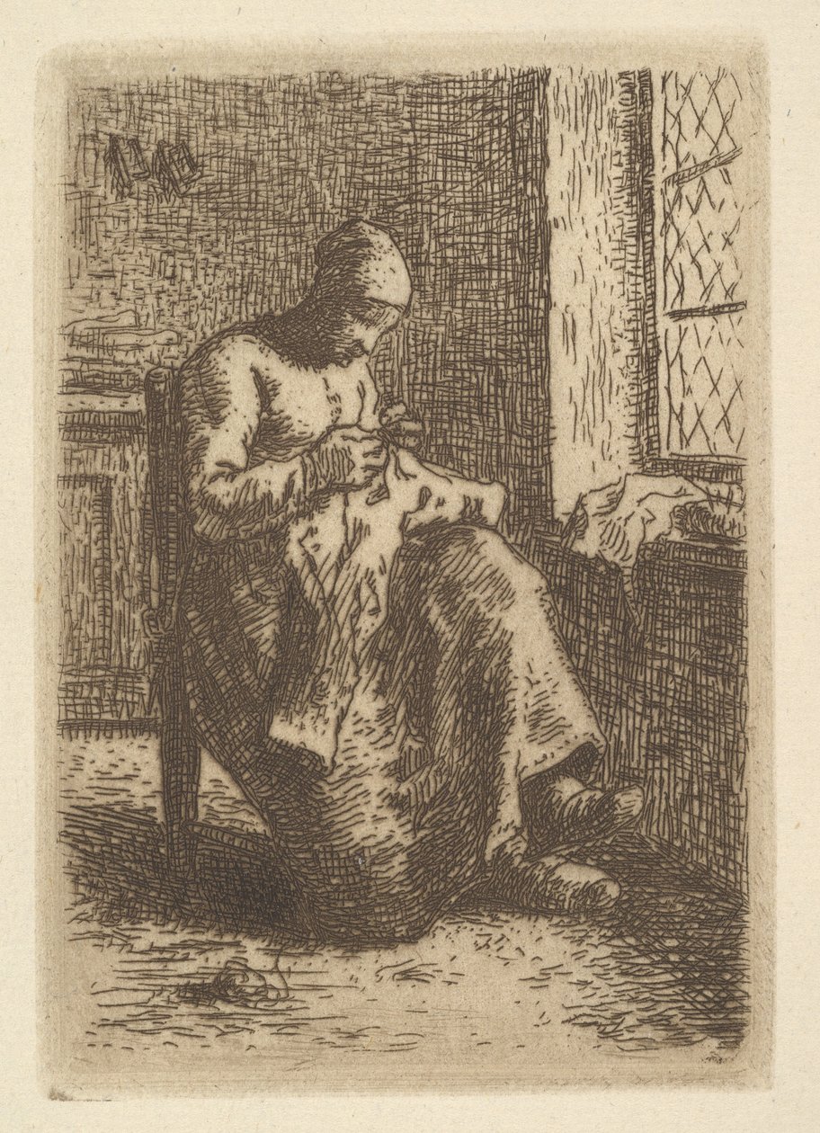El Alcantarillero, 1855 de Jean Francois Millet