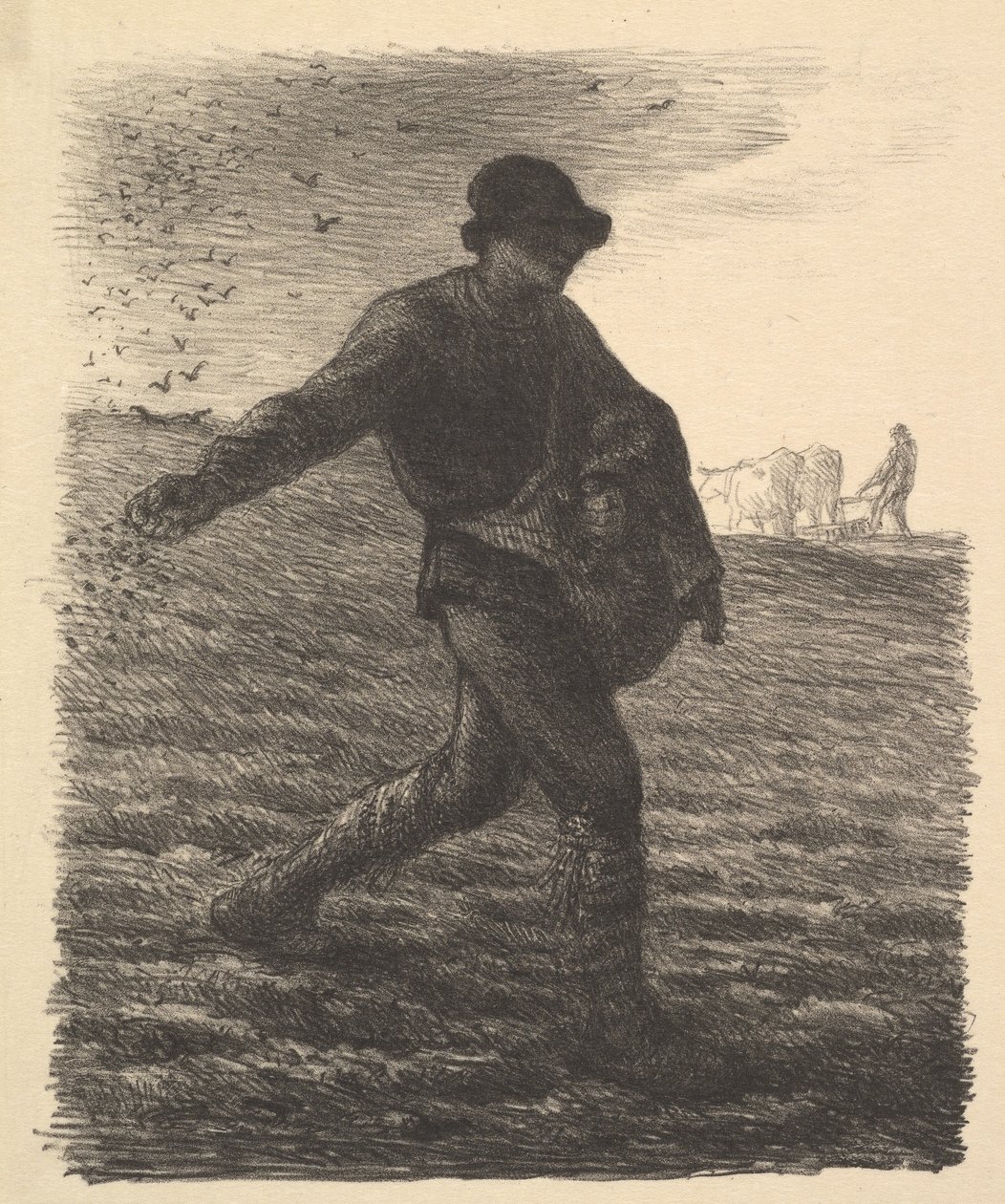 El sembrador, 1851 de Jean Francois Millet
