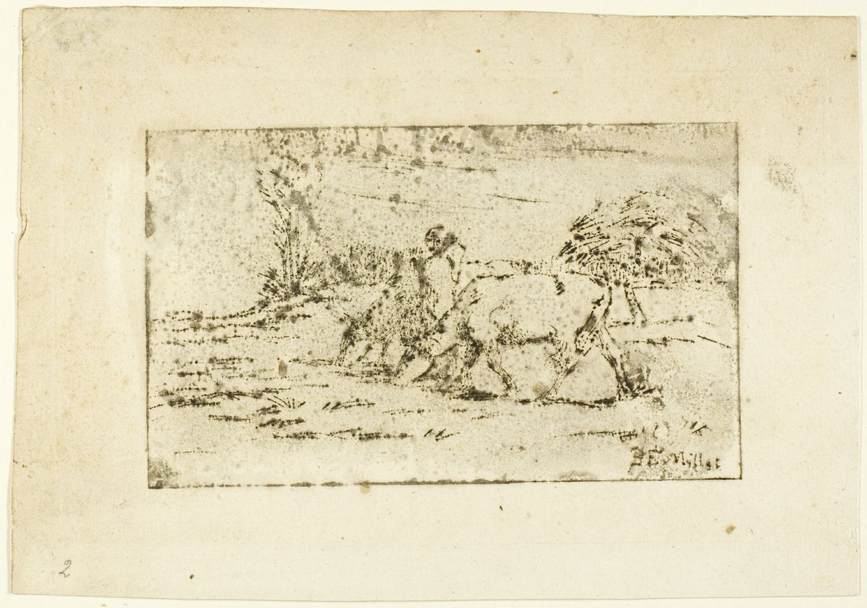 Las dos vacas de Jean Francois Millet
