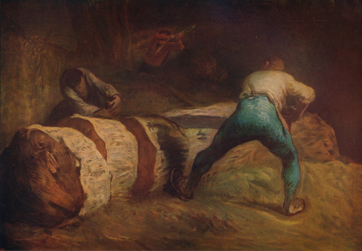 Los serradores de madera de Jean Francois Millet
