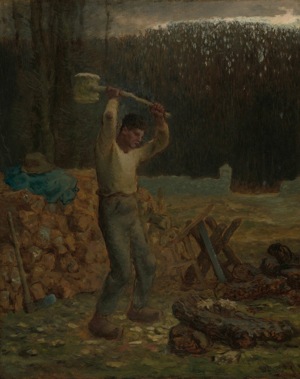 El leñador de Jean Francois Millet