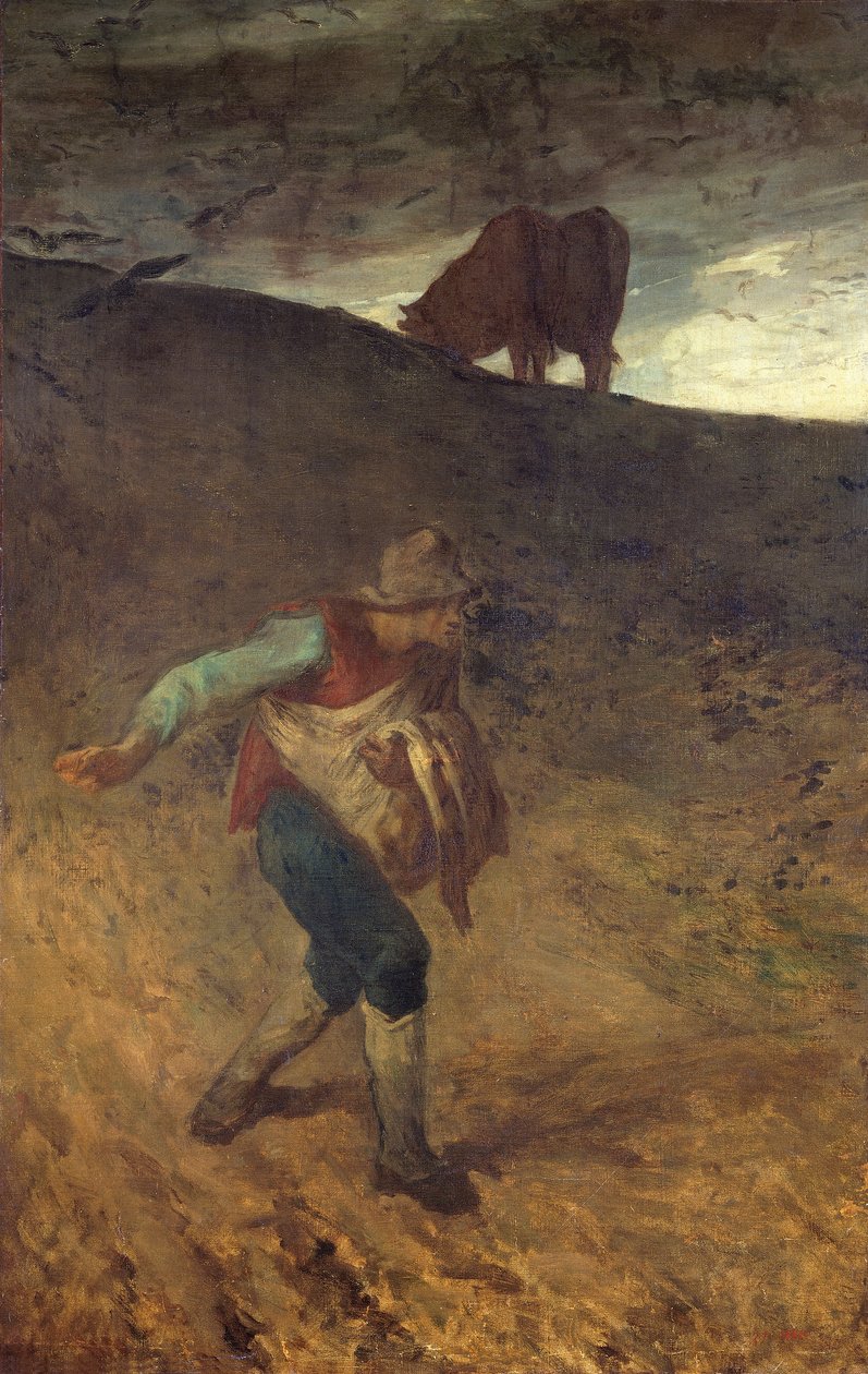 El sembrador, 1847-1848 de Jean Francois Millet