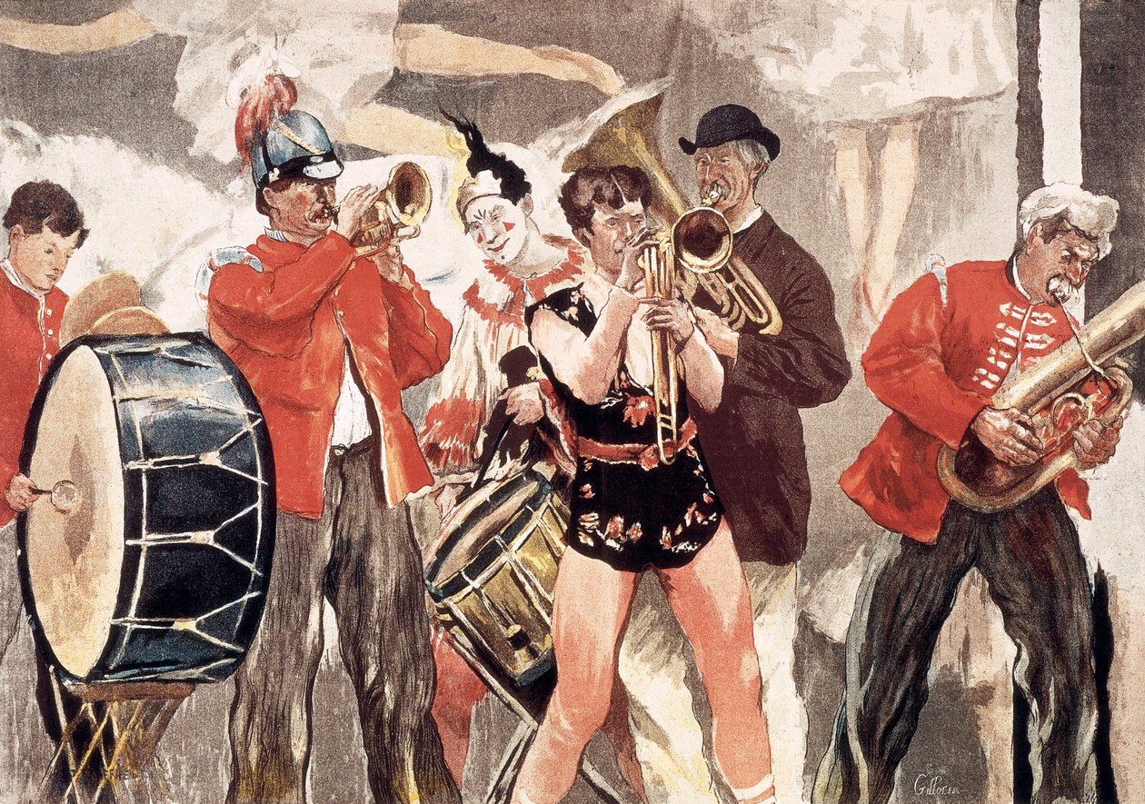 La orquesta del circo de Jean Francois Raffaelli
