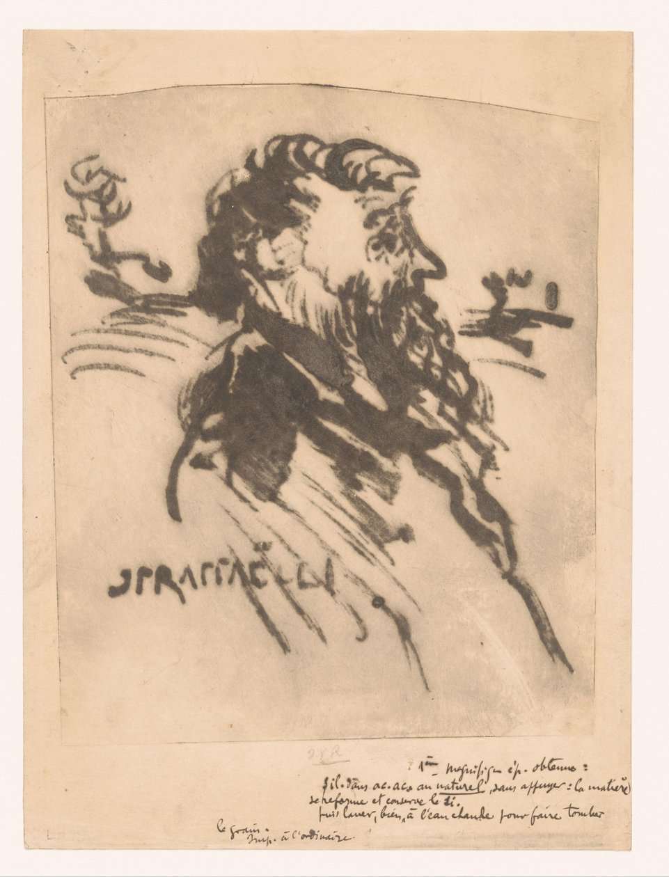 Hombre con barba en perfil
Perfil de hombre de Jean Francois Raffaelli