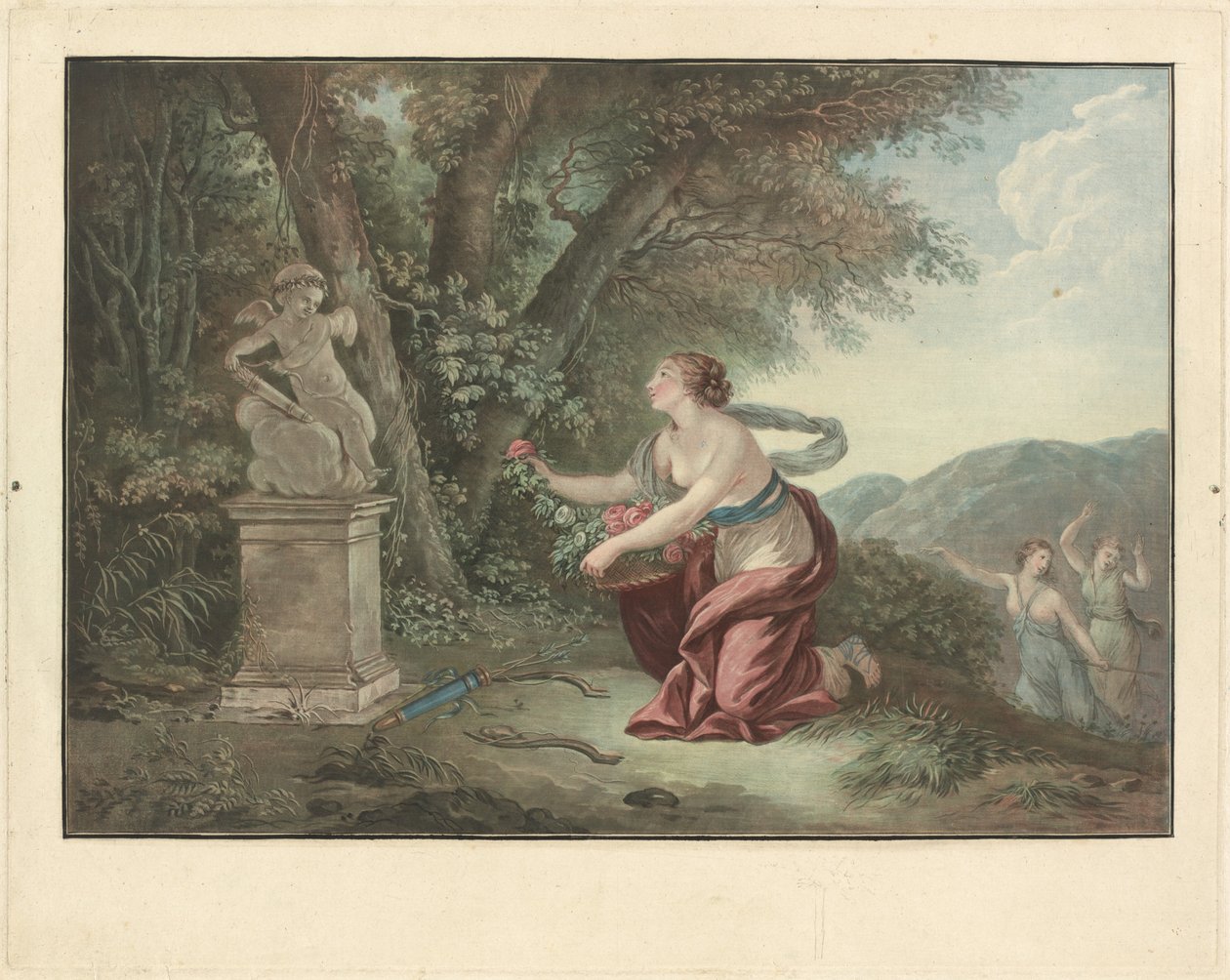 Ofrenda al amor de Jean François Janinet after Jean Jacques Lagrenée II
