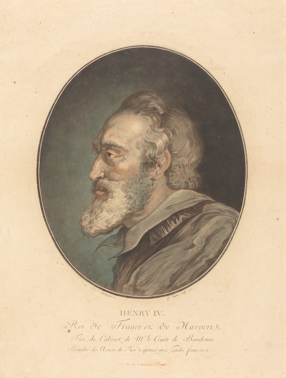 Enrique IV de Jean François Janinet after Sir Peter Paul Rubens