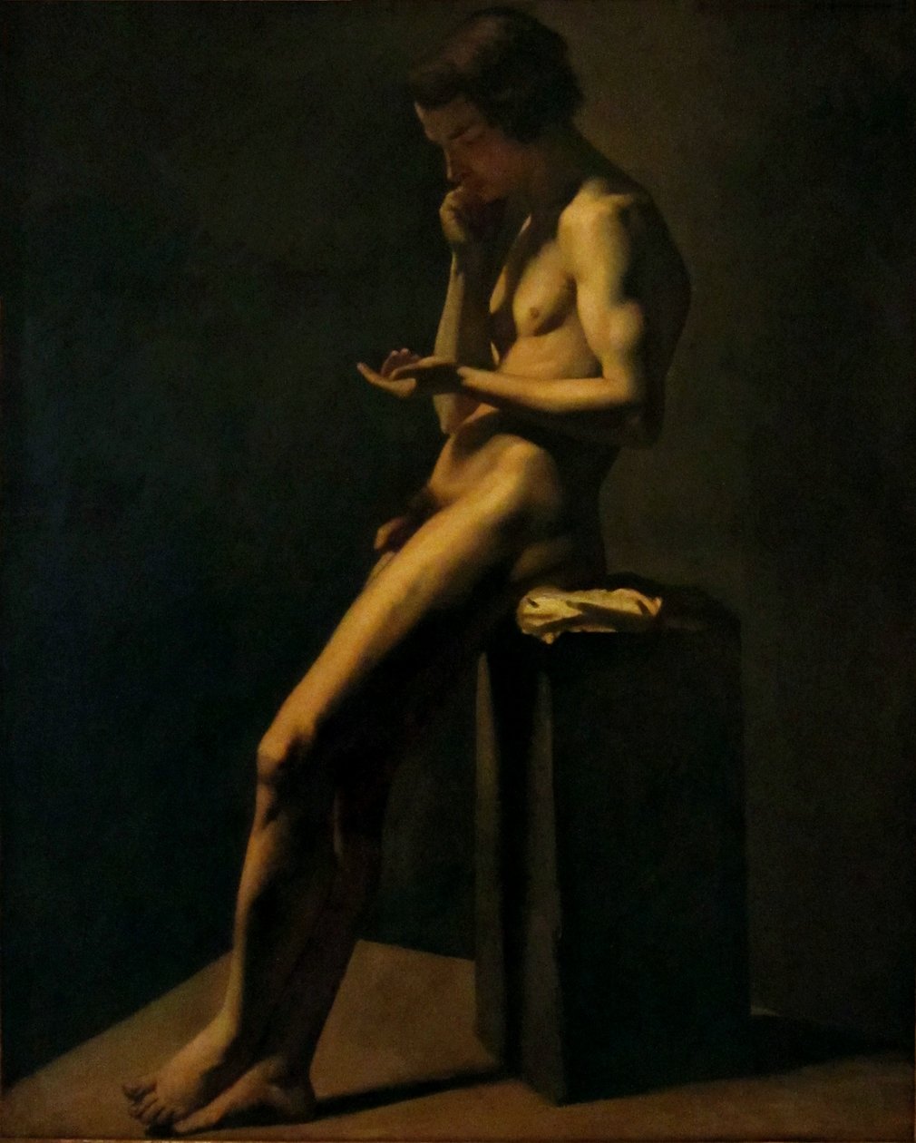 Academia masculina de Jean Francois Millet