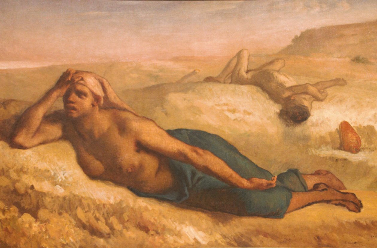 Agar e Ismael de Jean Francois Millet