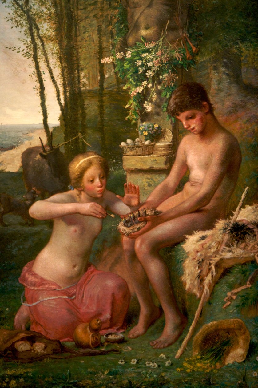 Primavera (Dafnis y Cloe) de Jean Francois Millet