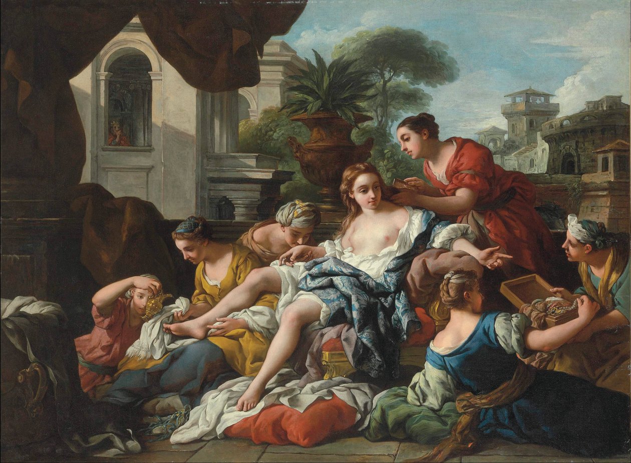 Betsabé en su baño de Jean François de Troy