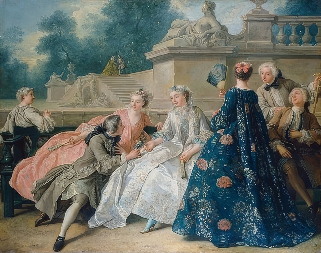 Declaración de amor. 1731 de Jean François de Troy