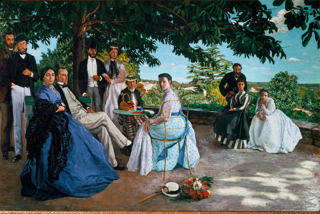 Reunión familiar de Jean Frederic Bazille