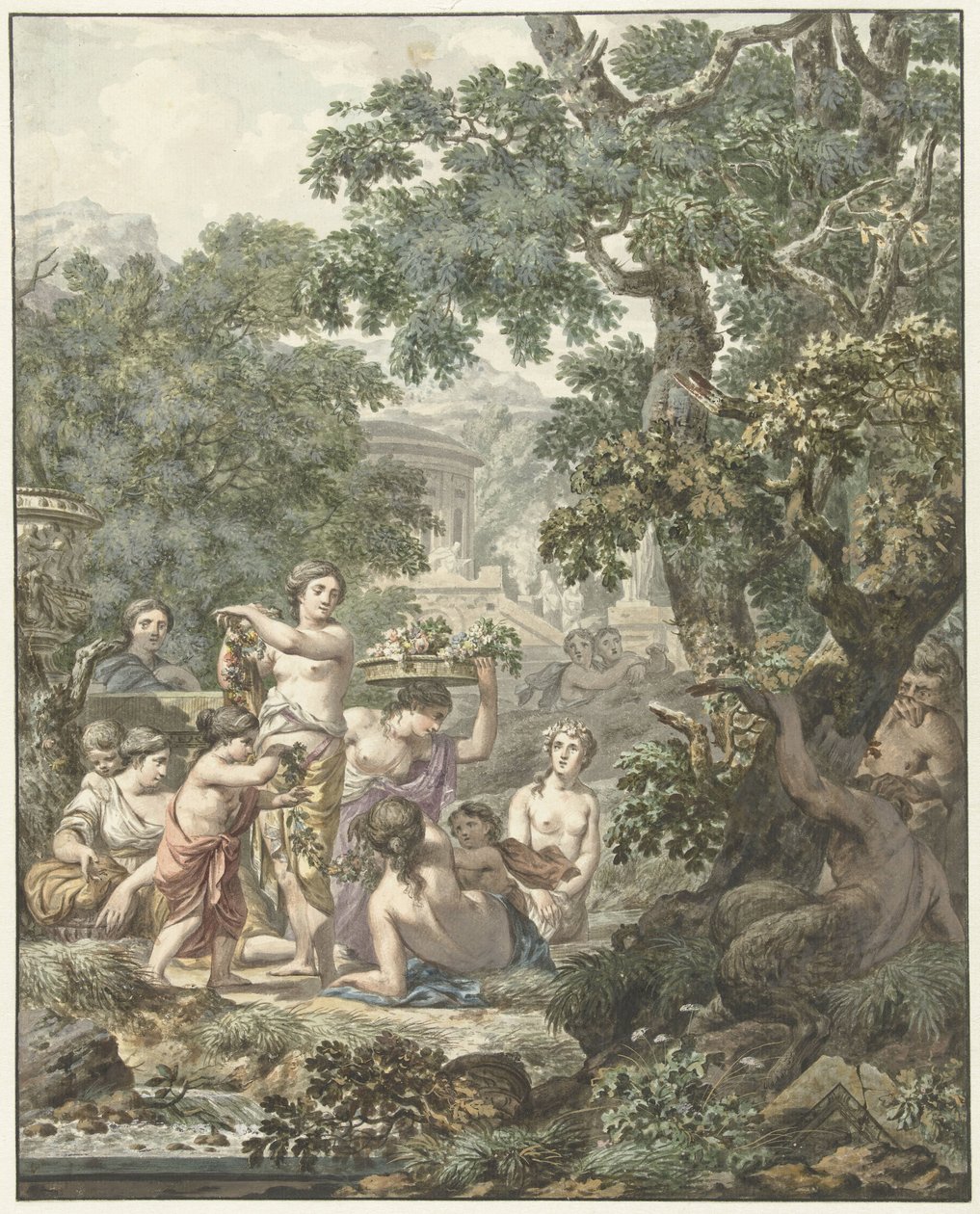 Paisaje arcádico de Jean Grandjean
