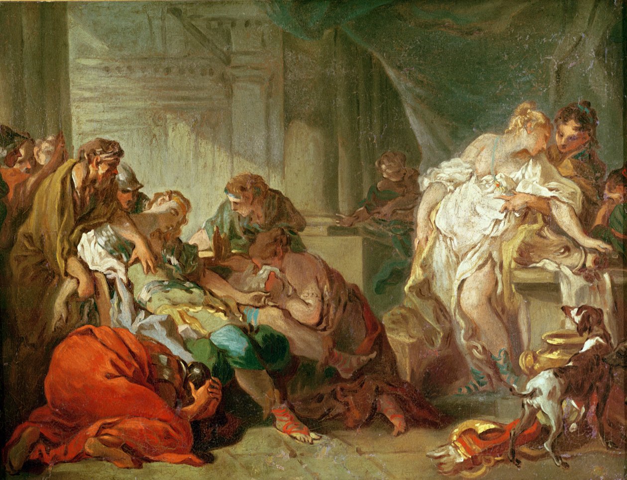 Antíoco y Estratonice de Jean Honore Fragonard