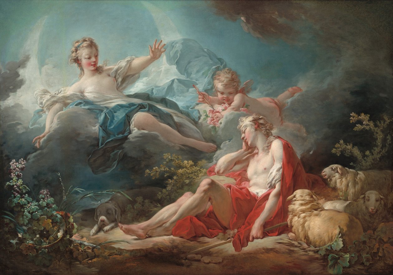 Diana y Endimión de Jean Honore Fragonard