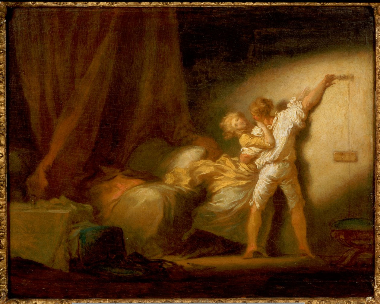 Versión Modello de "El cerrojo" de Jean Honore Fragonard