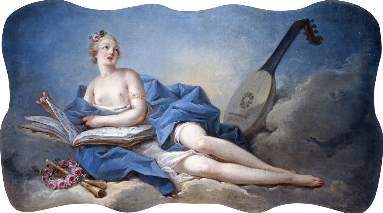 Personificación de la Música de Jean Honore Fragonard