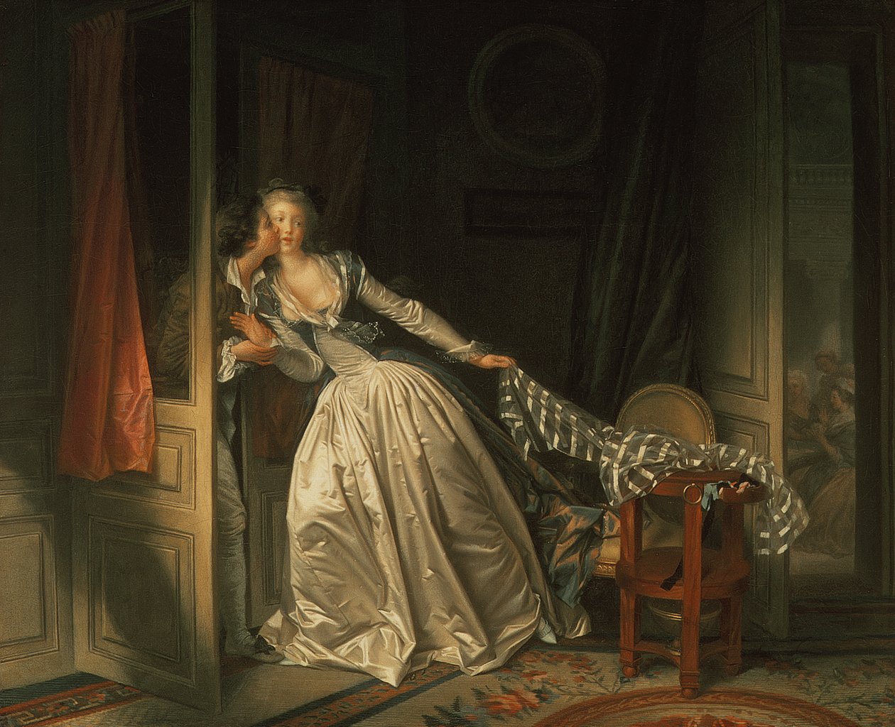 El beso robado, c.1788 de Jean Honore Fragonard